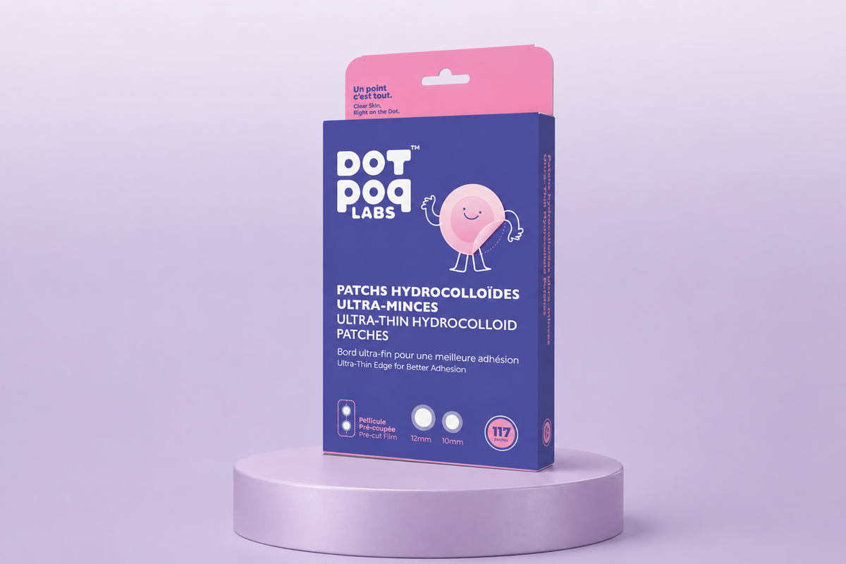 Boîte de patchs hydrocolloïdes DotPop Labs