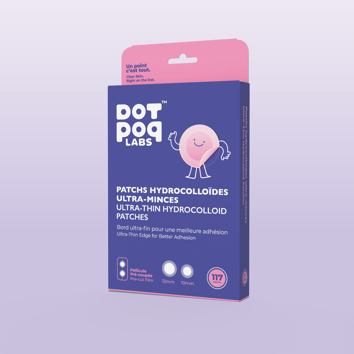 Patchs Hydrocolloïdes Ultra-Minces - 117 patchs