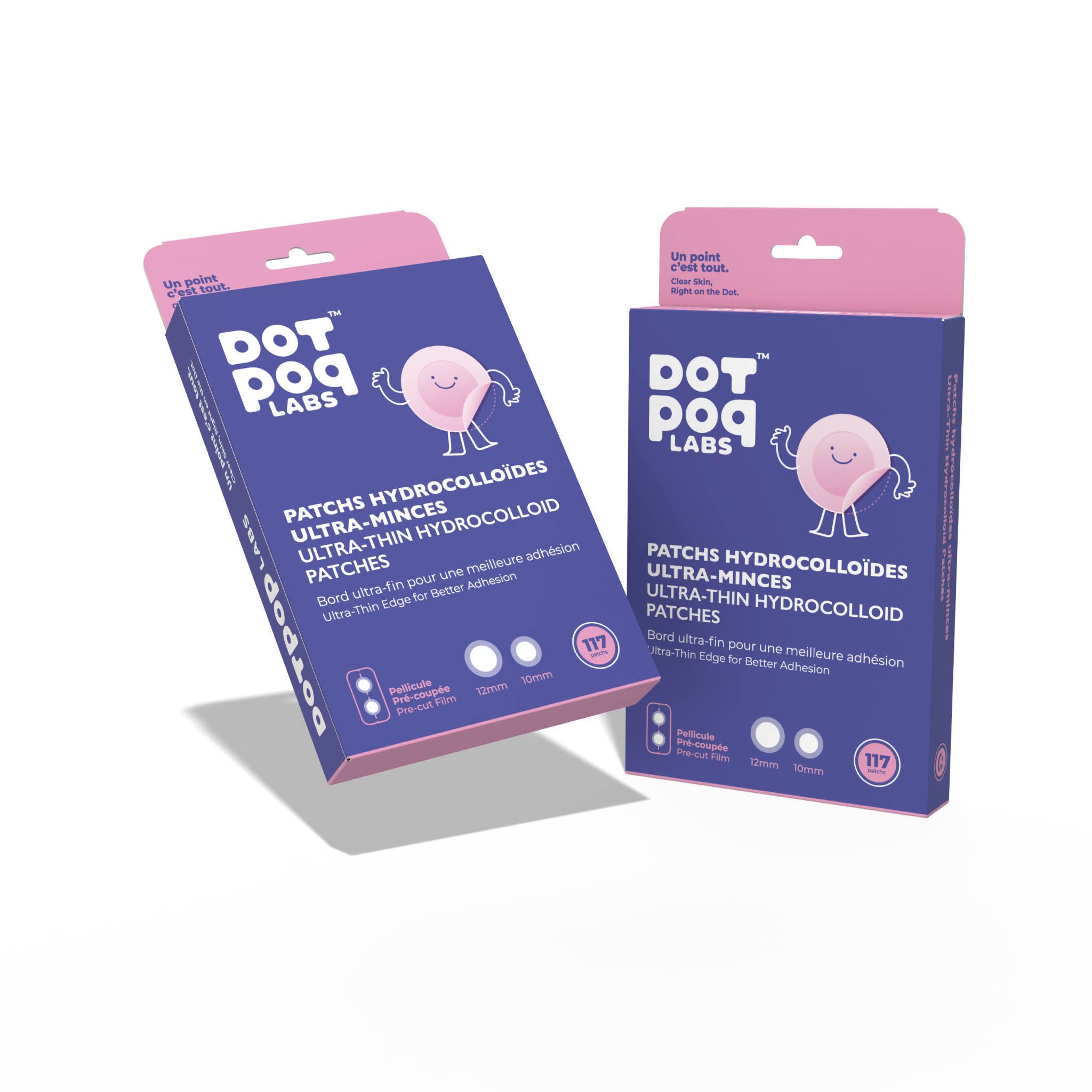 Deux boîtes DotPop du format original